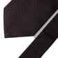 Dolce & Gabbana Black Red Patterned 100% Silk Adjustable Men Necktie Tie