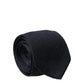 Dolce & Gabbana Dark Blue Solid 100% Silk Adjustable Men Necktie Tie
