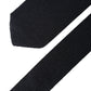Dolce & Gabbana Dark Blue Solid 100% Silk Adjustable Men Necktie Tie