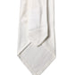 Dolce & Gabbana White Solid Silk Blend Adjustable Men Tied Necktie Tie