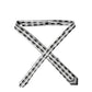 Dolce & Gabbana Black White Abstract Silk Adjustable Men Tied Necktie Tie