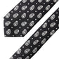 Dolce & Gabbana Black Paisley 100% Silk Adjustable Men Tied Necktie Tie