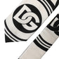 Dolce & Gabbana Multicolor Monogram Print Silk Adjustable Men Necktie Tie