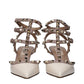 Valentino Garavani Beige Leather High Heel Pumps