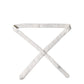 Dolce & Gabbana White Solid Textured Silk Adjustable Men Tied Necktie Tie