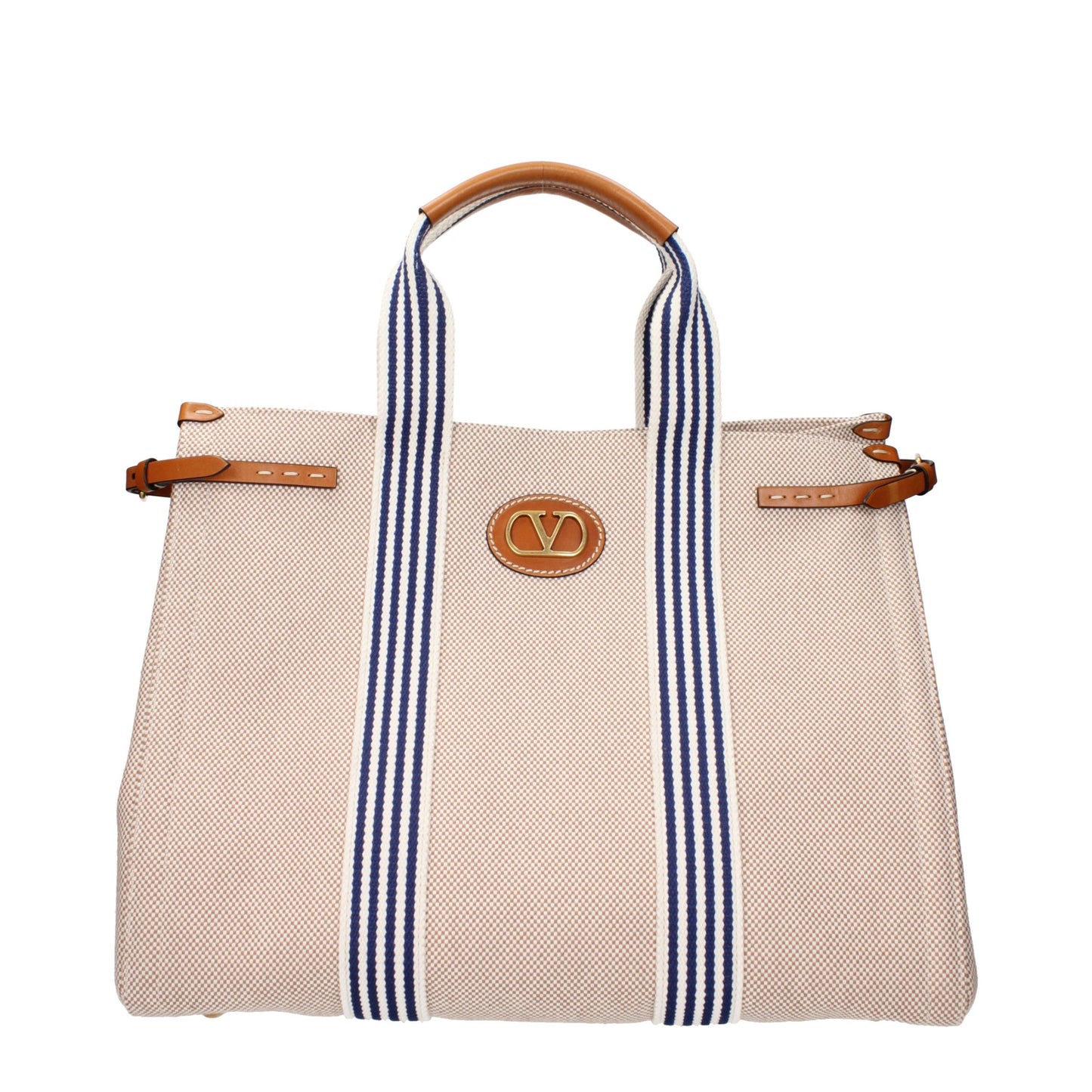 Valentino Garavani Beige Fabric Handbag