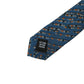 Dolce & Gabbana Blue Patterned 100% Silk Adjustable Men Tied Necktie Tie