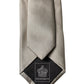 Dolce & Gabbana White Tattoo Floral Silk Adjustable Men Tied Necktie Tie