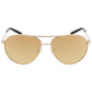 Nike Gold Metal Sunglasses
