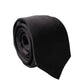 Dolce & Gabbana Black Solid 100% Silk Adjustable Men Tied Necktie Tie