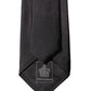 Dolce & Gabbana Black Solid 100% Silk Adjustable Men Tied Necktie Tie