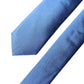 Dolce & Gabbana Blue Satin 100% Silk Adjustable Men Tied Necktie Tie