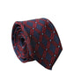 Dolce & Gabbana Blue Red Patterned 100% Silk Adjustable Men Necktie Tie