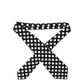Dolce & Gabbana Black White Polka Dot Silk Adjustable Women Necktie Tie