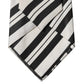 Dolce & Gabbana Black White Stripes Silk Adjustable Women Necktie Tie