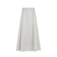 Herno Gray Elastane Long Skirt