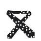 Dolce & Gabbana Black White Polka Dot Silk Adjustable Women Necktie Tie
