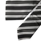 Dolce & Gabbana Black White Stripes Silk Adjustable Women Necktie Tie