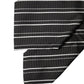 Dolce & Gabbana Black White Stripes Silk Adjustable Women Necktie Tie