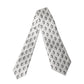 Dolce & Gabbana White Patterned Silk Adjustable Women Tied Necktie Tie