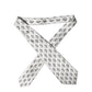 Dolce & Gabbana White Patterned Silk Adjustable Women Tied Necktie Tie