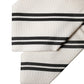 Dolce & Gabbana White Black Stripes Silk Adjustable Women Necktie Tie