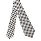 Dolce & Gabbana White Black Polka Dot Silk Adjustable Women Necktie Tie