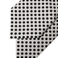 Dolce & Gabbana White Black Polka Dot Silk Adjustable Women Necktie Tie