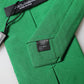 Dolce & Gabbana Green Solid Silk Cotton Adjustable Women Necktie Tie