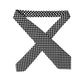 Dolce & Gabbana Black White Polka Dot Silk Adjustable Women Necktie Tie