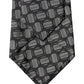 Dolce & Gabbana Black White Geometric Silk Adjustable Women Necktie Tie