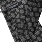 Dolce & Gabbana Black White Geometric Silk Adjustable Women Necktie Tie