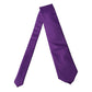 Dolce & Gabbana Purple Polyester Satin Adjustable Women Tied Necktie Tie
