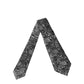 Dolce & Gabbana Black White Paisley Silk Adjustable Women Necktie Tie