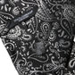Dolce & Gabbana Black White Paisley Silk Adjustable Women Necktie Tie
