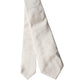 Dolce & Gabbana Off White Solid Silk Adjustable Women Tied Necktie Tie