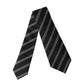 Dolce & Gabbana Black White Stripes Silk Adjustable Women Necktie Tie