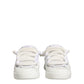 Dolce & Gabbana White Calfskin Leather Low Top Sneakers Shoes
