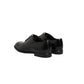 Dolce & Gabbana Black Calfskin Leather Derby Men Dress Shoes