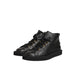 Dolce & Gabbana Black Leather Lace Up Men Ankle Boots Shoes