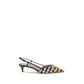 Valentino Garavani Multicolor Goatskin Mid Heel Pumps