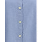 Deperlu Blue Cotton Shirt