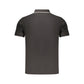 Coveri Moving Black Cotton Men's Polo