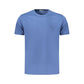 Coveri Moving Blue Cotton Men's T-Shirt