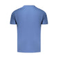 Coveri Moving Blue Cotton Men's T-Shirt