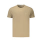 Coveri Moving Brown Cotton Men's T-Shirt
