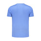 Coveri Moving Blue Cotton Men's T-Shirt