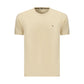 Coveri Moving Beige Cotton Men's T-Shirt