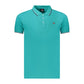 Norway 1963 Azzurro Cotton Mens Polo