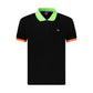 Norway 1963 Black Cotton Men's Polo Shirt